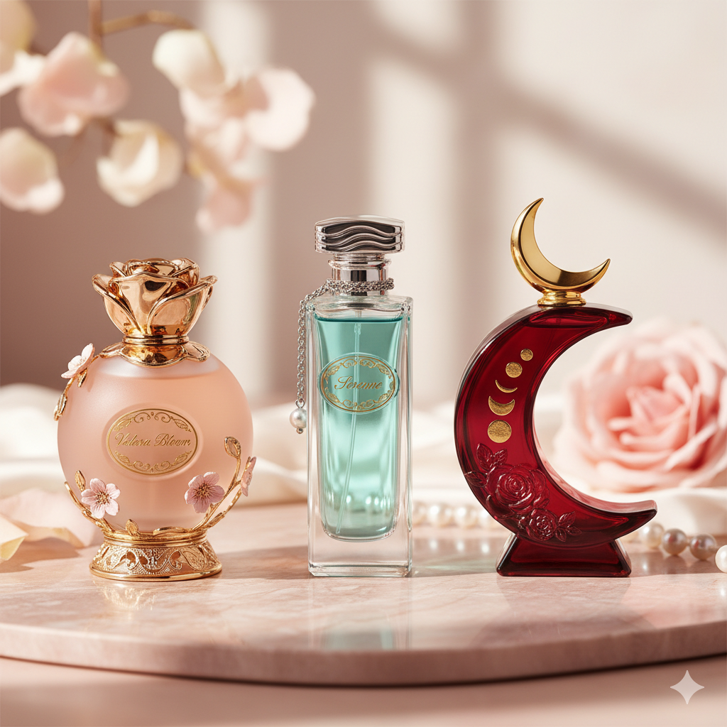 A Revolução da Sua Fragrância: Garanta a Coleção Completa (Velara Bloom, Serenne e Roselune) e Pague Apenas 1!